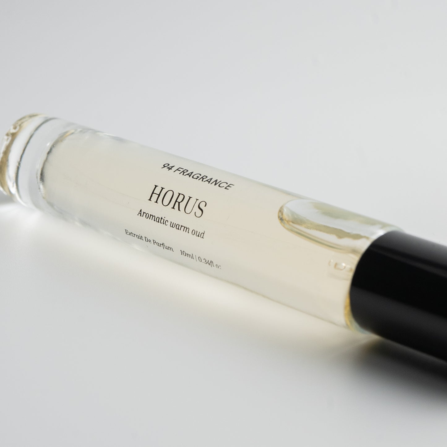 Close up shot of a perfume called Horus by 94 Fragrance.