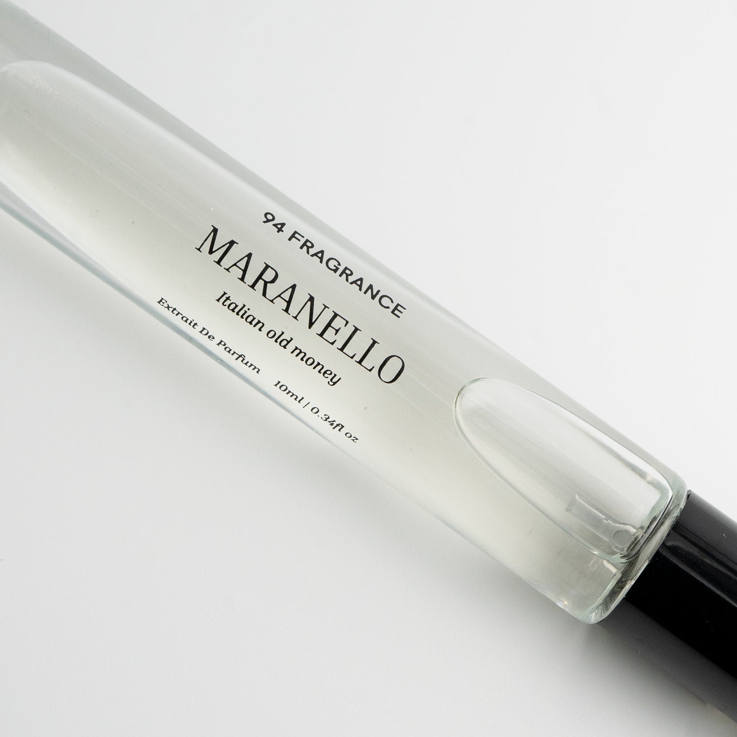 Close up shot of a perfume called Maranello by 94 Fragrance.